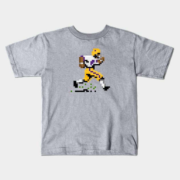 16-Bit Football - Louisiana Kids T-Shirt by The Pixel League